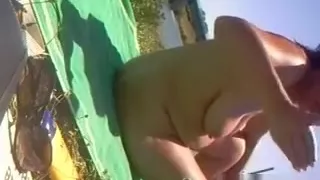 My voyeur amateur porn shows a good-looking slut naked