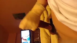 I'm seen wanking in my private amateur porn clip