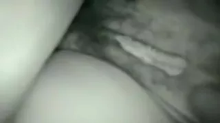 Cute chubby amateur bimbo has a very hairy beaver, which is why I have problems shoving my dick in it.