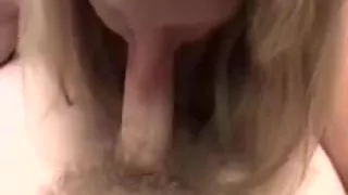 Amateur blonde sex goddess sucks and fucks with me