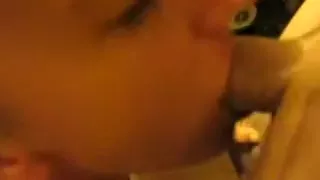 Hot minx sucks my dick while I'm making amateur porn