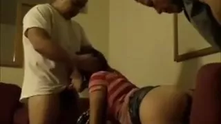 3 way motel fun part #3 of 4 (pussy sucking and getting fingered)