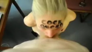 An pliant oral sex whore