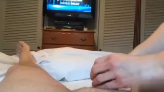 One More hand job for my hubby.