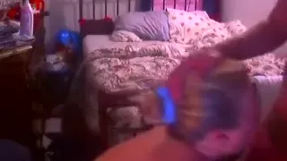 another quick blowjob  she really gets into it