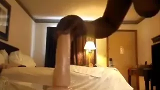 Wazoo stretched and willing for fine unfathomable fucking