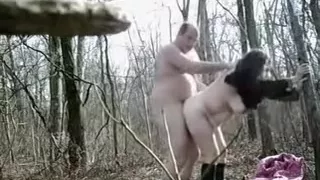 Autumn day in the park, a car pulled up as we finished.