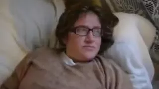 Esposa numa deliciosa siririca depois de ser fodida