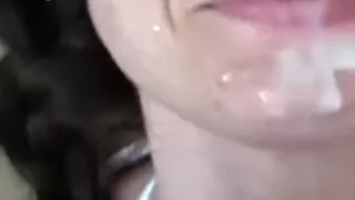 Face fuckin and then letting him cake me