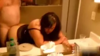 Fucking my wife dogg style in the hotel on our honeymoon