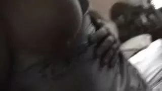 Fucking my wife with her fake penis see her outstanding milk sacks jiggle.