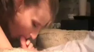 Getting a blow job in my recliner