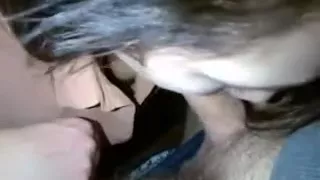 Getting my pecker sucked after the club