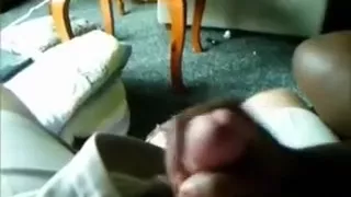 i told thekat to pull my dick out and jack me off before the game came on television 