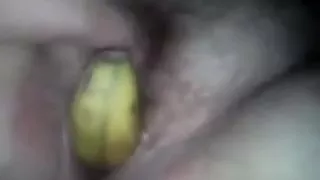 Love to play with banana