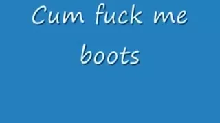 Lush wears her cfm boots, i couldn't resist!