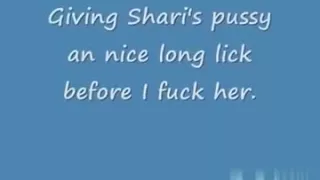 Making a meal out of shari's wet crack in advance of we fuck.