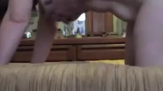 Mona sucks and copulates doggy style