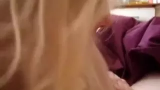 Mrs hss enjoying some breakfast sausage