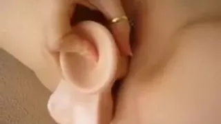 My cunt is moist to acquire my sex tool