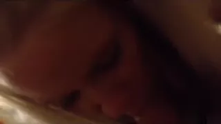 My wife gives me a blowjob and licks me everywhere rim job