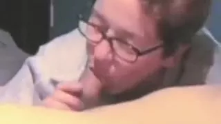My wife sucking my cock while wearing her glasses. What do you think?