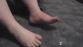 My wives hawt foot dance.