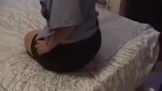 Open legs & hige butt cheeks steep.