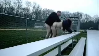 Rainy day at the ball park