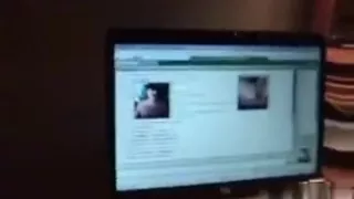 Shari putting on a camshow. Themilkman had a front row seat.