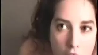 Showing what old stud cum tastes like.