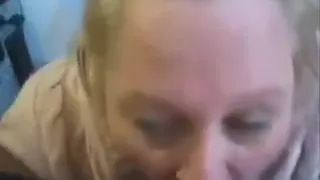 So his whore wife did for him.