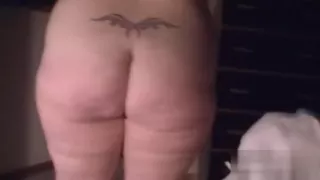 The wife in her tight fitting netted panties enjoy guys