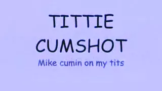 The wife wanted me to cum on her tits so i did. Anyone want to join me.