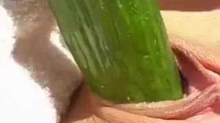 Trying to stay fit and eat my veggies .
