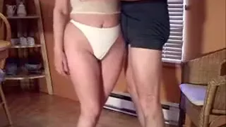 Whipped ball batter (part 1of4); showing her milk sacks