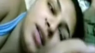 Pecker sucking and boob expose