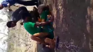 Old Woman Screwed Whilst Allies stand around watching