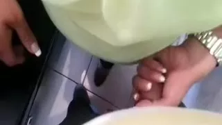 Delightsome secretary sucking playing with manager 10-Pounder in Office