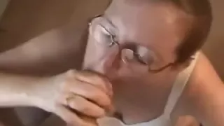 Arsch, BH, Sperma, Abspritzen, Brille