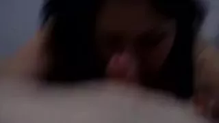 chunky girlfriend likes sausage