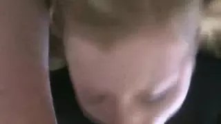 blondy gives hungry bj