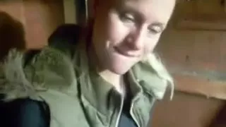 german cutie blowjob  in the barn