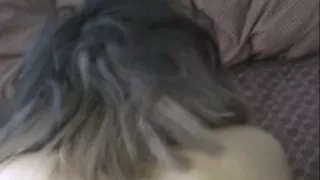 Breasty teeny hispanic taking swarthy 10-Pounder