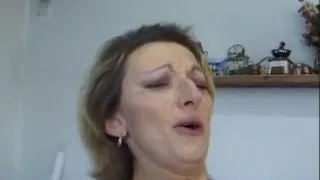 vicious talking french housewife enjoys to be ass pounded