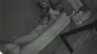 Nightvision spying on girl