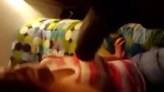 wild woman blows bbc in front of ally