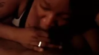 Darksome doxy penis engulfing