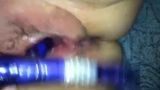 Shavbgood screaming groaning agonorgasmos receives creampie spunk flow 1