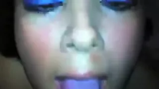 Luna la beurette du 93 suce un darksome de lad quartier